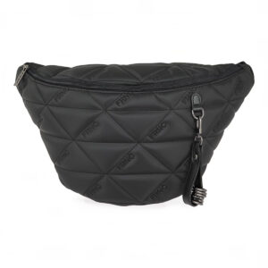 FRNC FRANCESCO Τσάντα Γυναικεία Μέσης Large Signature Waist Bag 1116 BLK Μαύρο
